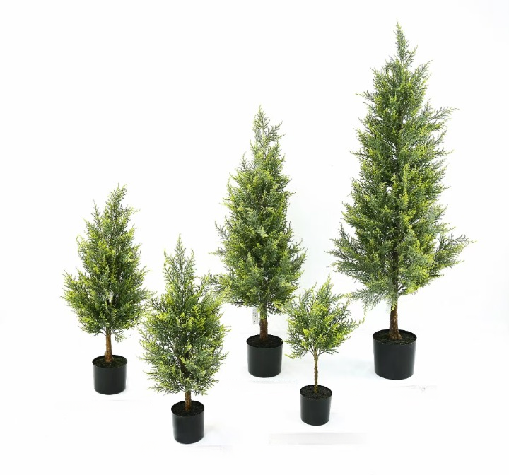 Artificial Conifeer trees